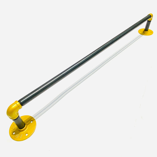 Handtuchhalter Extra Large Rohrdesign anthrazit gold SteelDesign Hamburg