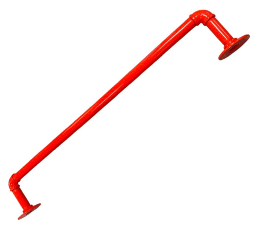 Neon Orange Handtuchhalter BADIA Large Pulverbeschichtung SteelDesign Hamburg