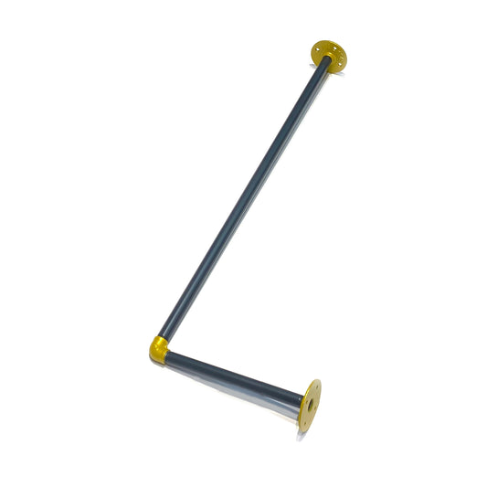 Eckkleiderstange Garderobe Rohrdesign Anthrazit Gold Ankleidezimmer SteelDesign Hamburg