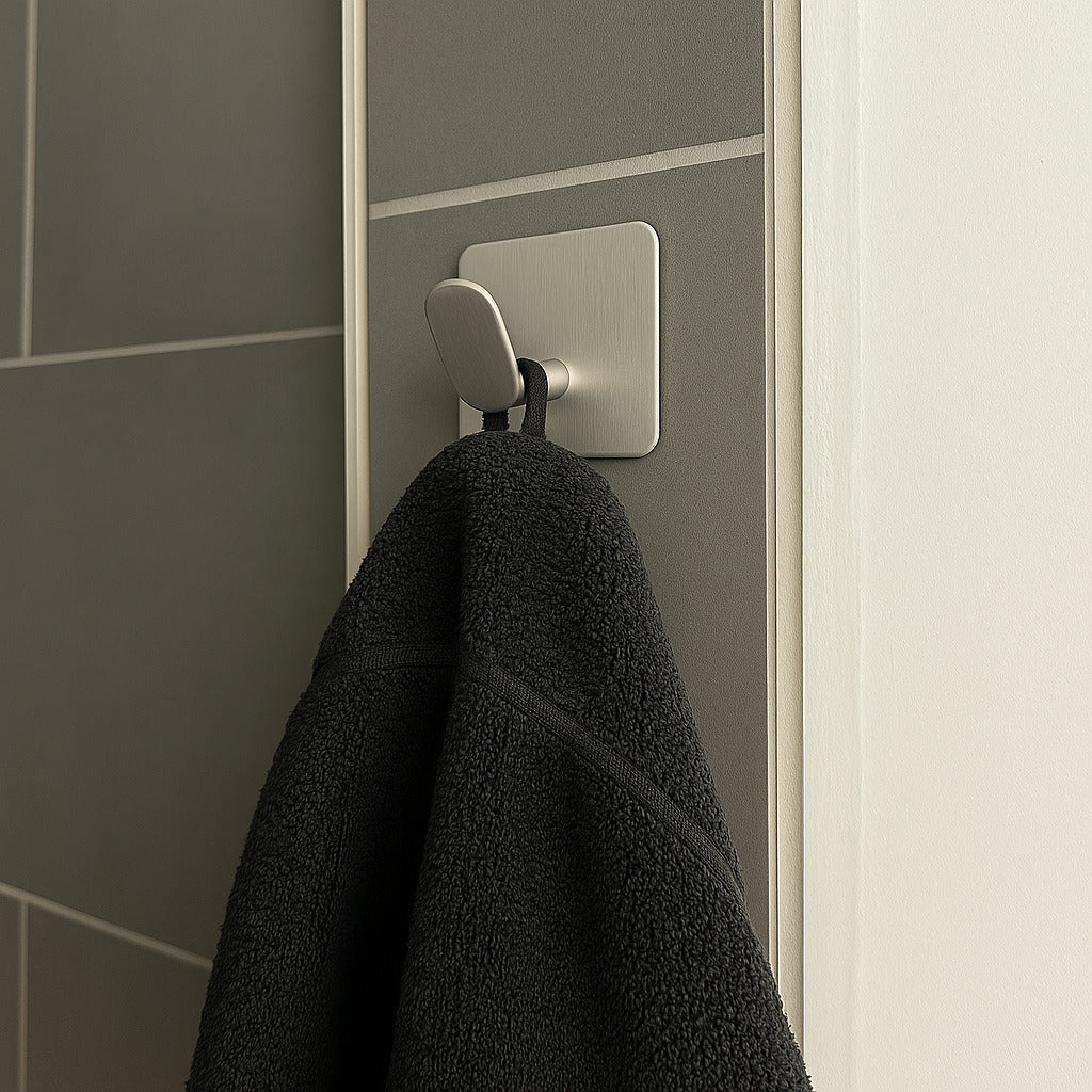 SteelDesign Hamburg Wandhaken DOTTA Silber