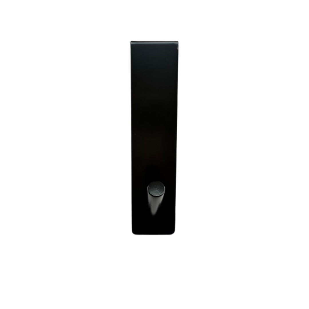 SteelDesign Hamburg Wandhaken_schwarz_lang_Front LANGO