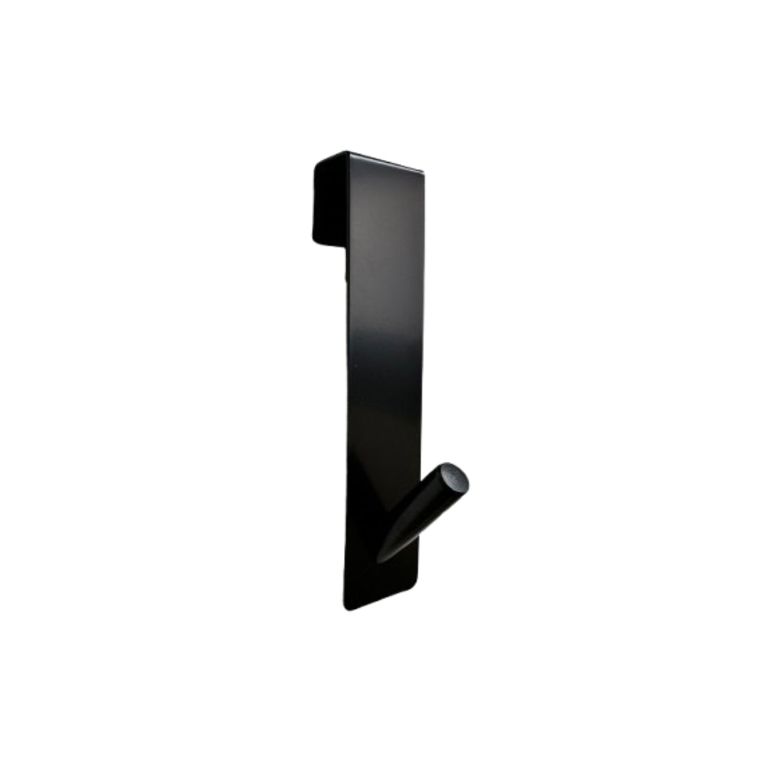 SteelDesign Hamburg Wandhaken_schwarz_lang Seitlich