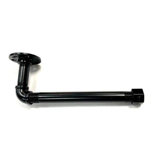 Black Elegance Series Handtuchhalter Candy Cane Rohrdesign Schwarz