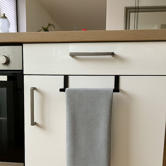 Handtuchhalter_ELVO_Small_gre_towel_front SteelDesign Hamburg