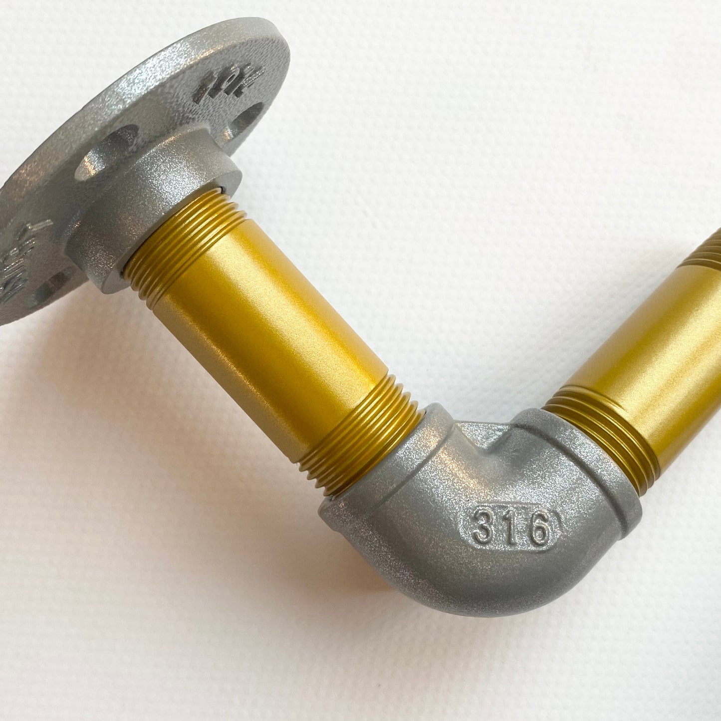 SteelDesign Hamburg Rohrdesign Variante Sonnengold Silber