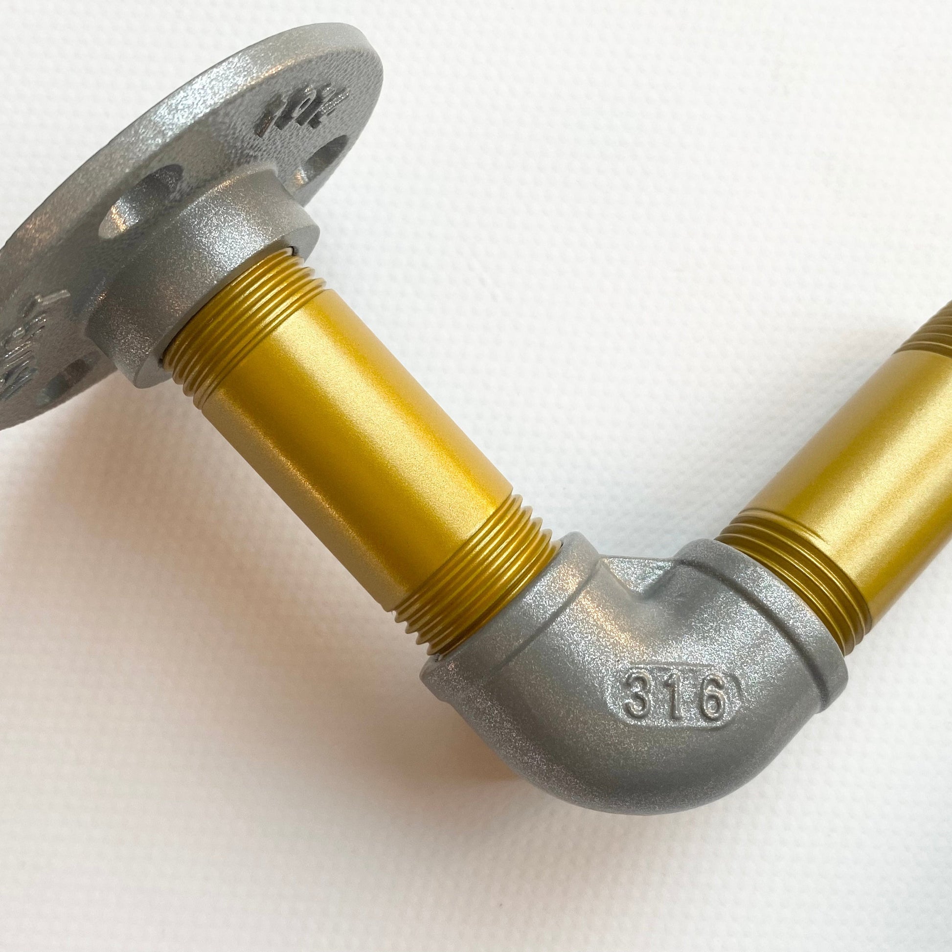 SteelDesign Hamburg Rohrdesign Variante Sonnengold Silber