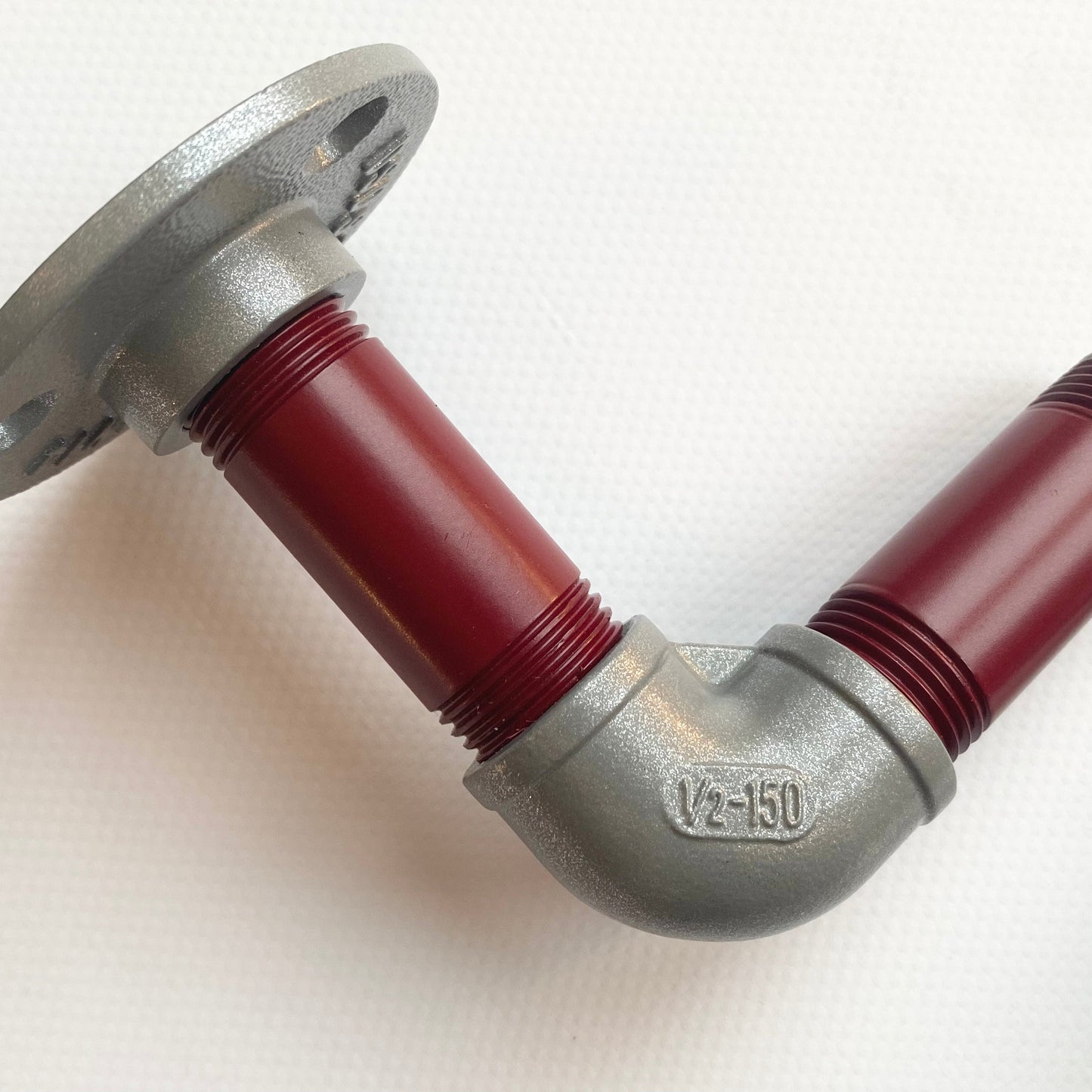 SteelDesign Hamburg Rohrdesign Variante Weinrot Silber